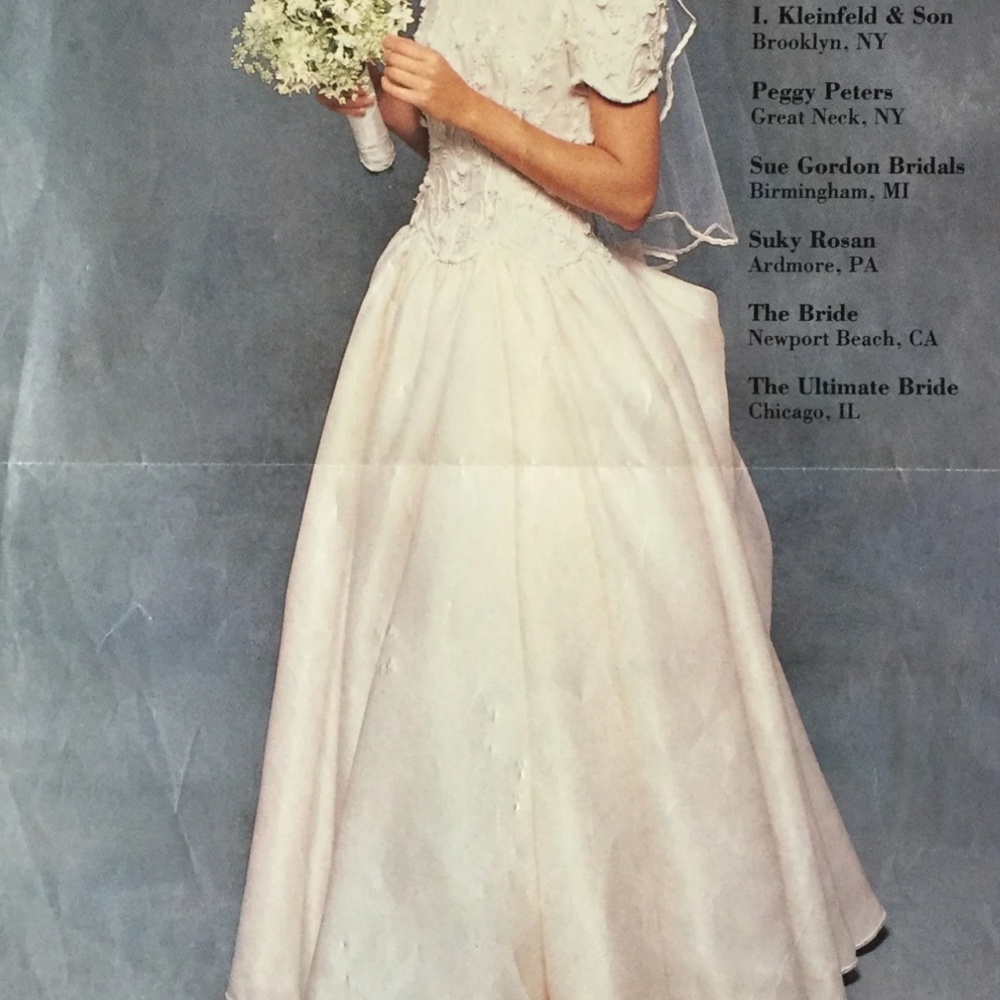 Vintage Carolina Herrera Wedding gown from 1988. Worn once